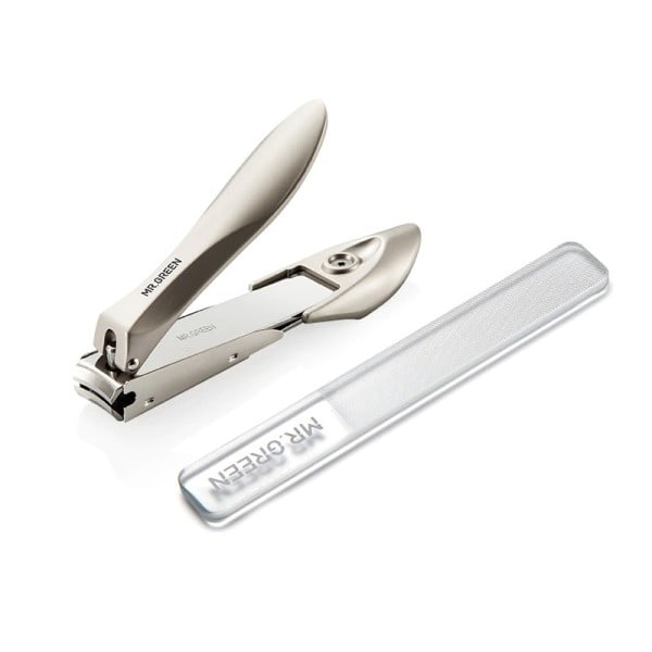 Nagelklippare Rostfritt Stål Anti Stänk Fingernagel Kutter Manikyr Verktyg Bionics Design Nageltrimmer