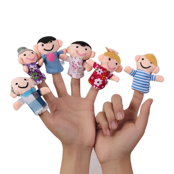 Finger Dukker Dyr Dukker Barn Fortellinger Rekvisitter Baby Senge Historier Hjelper Dukke sett