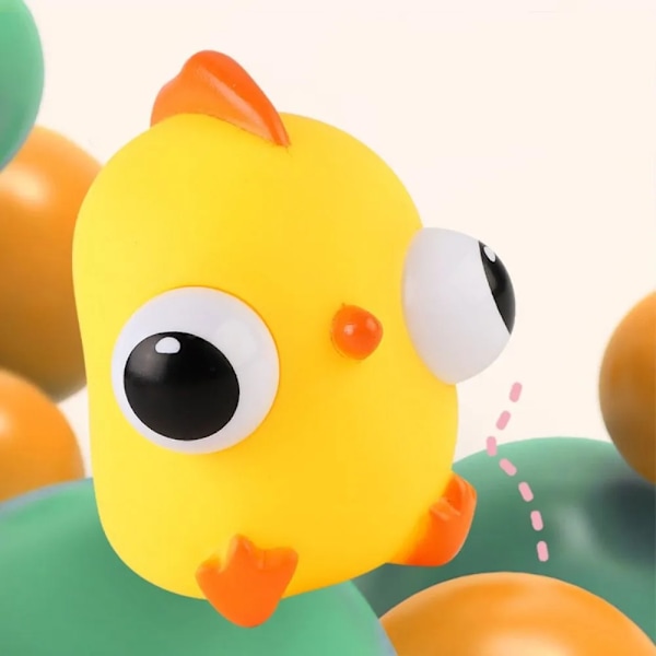 Frog Elastic Pop Eye Squeeze Sensory Legetøj Tegnefilm Slow Rebound Kanin Fidget Legetøj