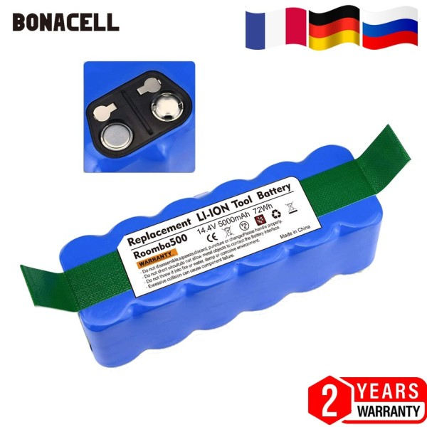 14,4V 5000Ah Li-ion batteri med merke celler