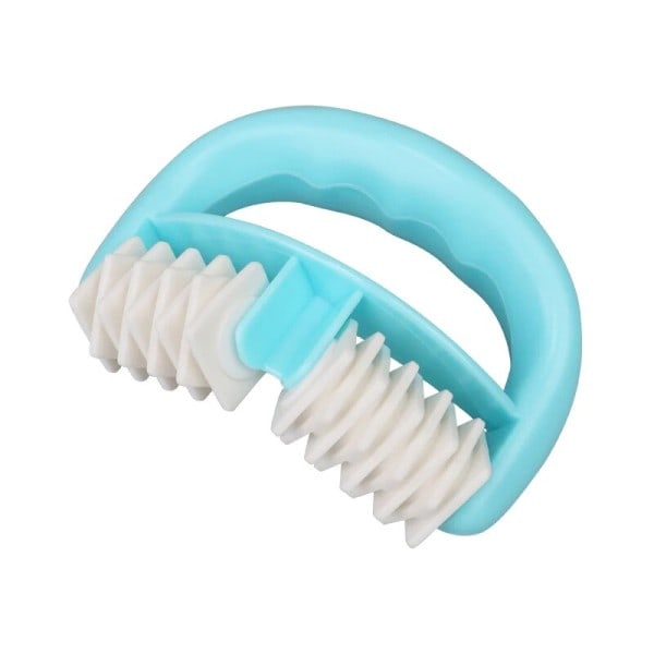 1 bitar Blå D Typ Fett Kontroll Roller Massager Celluliter Ben Buk Nacke Blinkor Snabb Anti celluliter Ansiktslyft Massage Rull