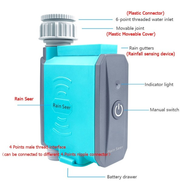 Bluetooth Have Hjem Vanding Vanding Timer WiFi Vand Timer Mobil Telefon Fjernbetjening Kontroller