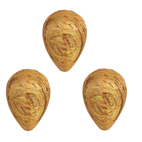 3 stykker Vanntett Hengende Veps Reir Decoy Papir
