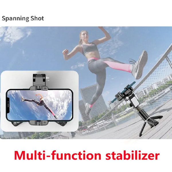 360 Rotation Følgende Shooting Mode Gimbal Stabilizer Selfie Stick Stativ Gimbal