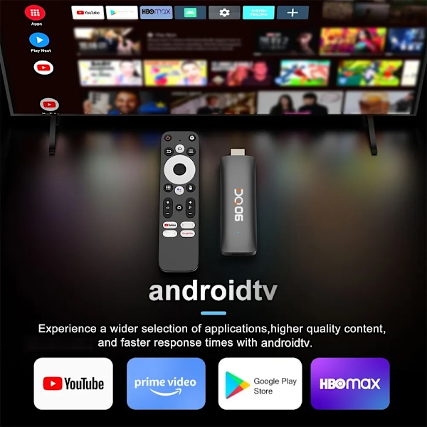 Mini TV Stick Android12 Allwinner H618 neli ydin Cortex A53 tuki 8K Video 4K Wifi6 BT Ääni Kaukosäädin Smart TV Box