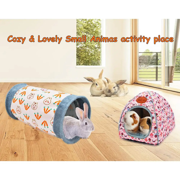 Tunnel Tube Leker Bunny Hamster Gjemmested Lite Dyr Aktivitet Tunneler