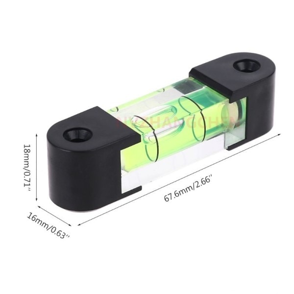Magnetisk Spirit Level Bubbla Hög Precision Horisontell Pärla Nivå