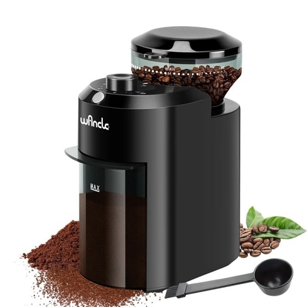 Elektrisk Burr Kaffe kvern Justerbar Burr Mill Konisk Kaffe Bønne Kvern