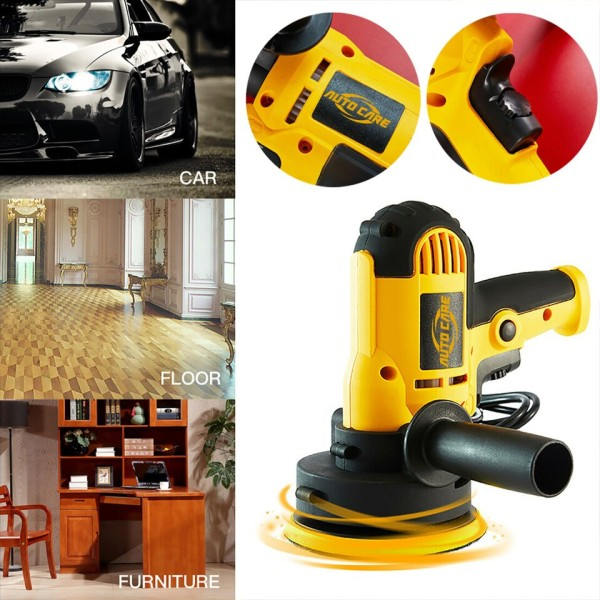 El Bil Polermaskin Maskin 3500rpm Auto Polering Maskin Slip Liten Bärbar Polering Vaxning Verktyg