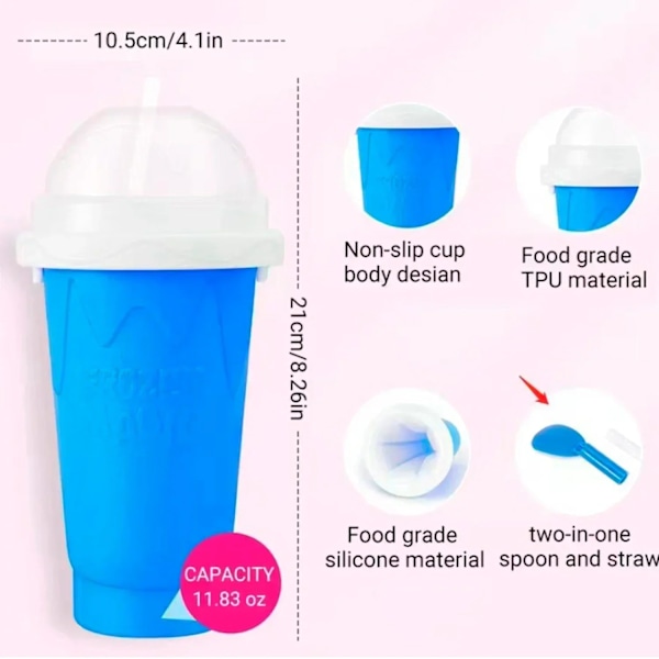 Sommer Pinch Cup A Pinch Into Ice Cup Net Rød Køle Cup Smoothie Cup Sommer Shake Home Smoothie Cup