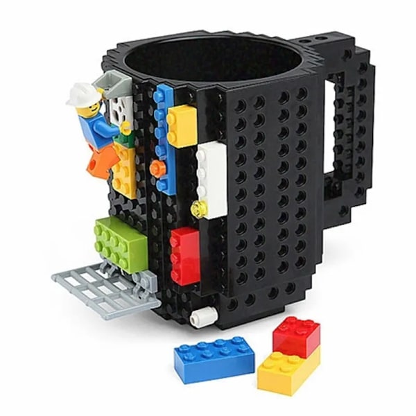 350ml Creative Maito Muki Kahvi Kupit Creative Kiinnitettävä Tiili muki kupit juoma vesi pidike