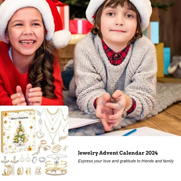 jul smykker advent kalender 24 dage nedtælling til jule kalender