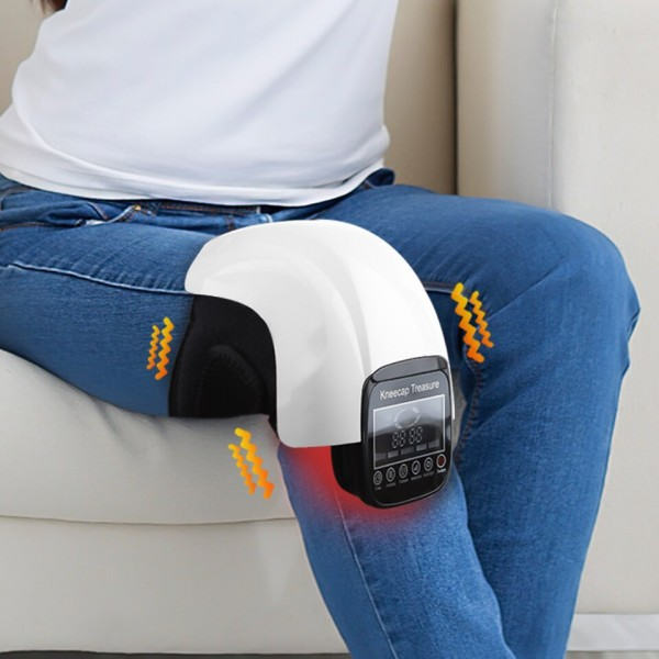 Elektrisk Infrarød Opvarmning Knæ Massage Luft tryk & Vibration Fysioterapi Instrument Knæ Massage