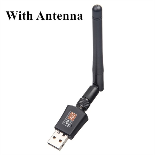 Dual Band 600Mbps USB wifi sovitin 2,4GHz 5GHz WiFi antennilla