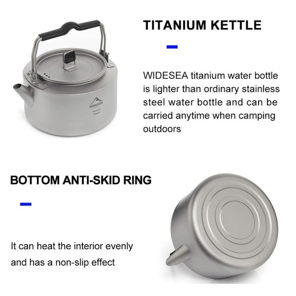 Camping Titan Kanna Ute Te Kaffe Vattenkokare Servis