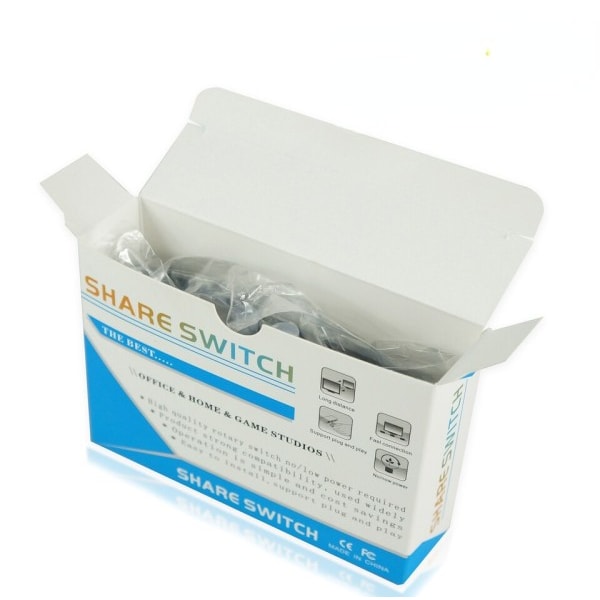 USB Deling Deling Switch Box Hub 2 Porter PC Datamaskin Skanner Skriver Manual