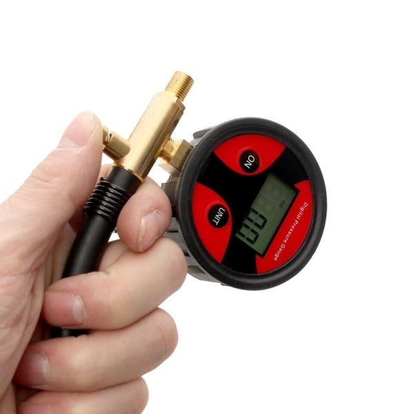 Digital däck däck tryck mätare 200PSI LCD manometer
