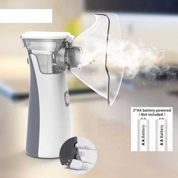 medicinsk bärbar tyst nebulisator mini handhållen inhalator