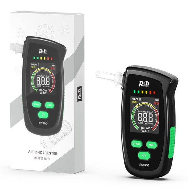 Digital Breath Alkohol Tester Mini Professionell Polis Alkohol Tester Breath Rupit Körning Analyzer