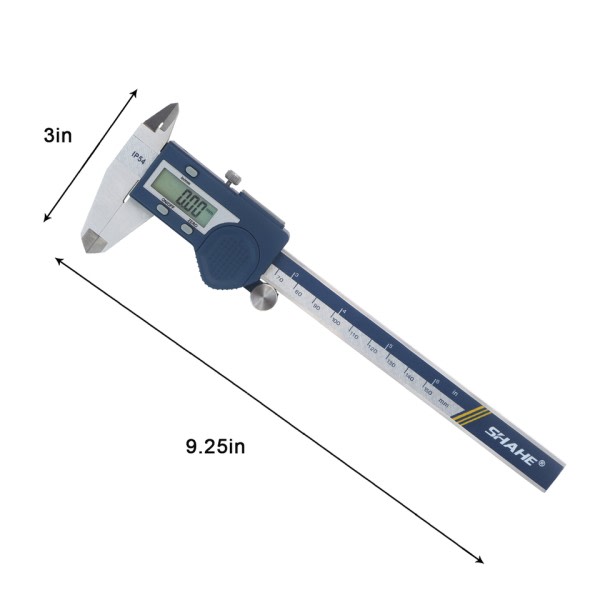 Härdat Rostfritt Stål Digital Bokok Vernier Bokmått Mikrometer