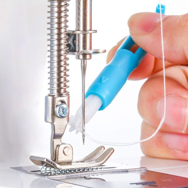 Sy maskin nål tråder søm innsetting verktøy automatisk tråder hurtig sy tråder nål skifter
