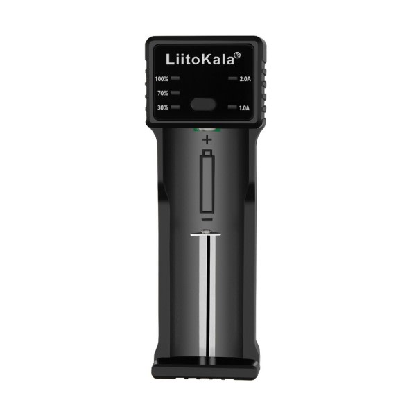 LiitoKala Lii-100C 21700 Batteri lader For 18650 18350 26650 16340 RCR123 14500 3.7V 1.2V Ni-MH Ni-Cd 2A USB smart lading
