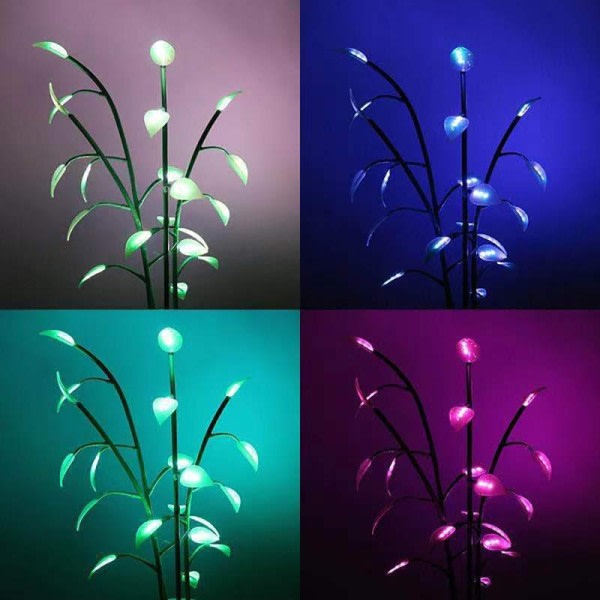 LED talokasvi lamppu sisä sisustus DIY ohjelmoitava yö valo USB vaihdettava  väri kasvi muoto lamppu kotiin sisustus 7773 | Fyndiq