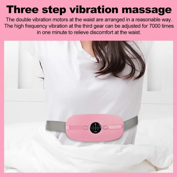 Dame menstruation varme pude varm palads bælte lindrer menstruation smerter varm kompress massager bælte