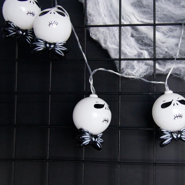 LED String Lys Bærbar LED Lampe Ghost Festival Fest Trick Trick Or Treat Dekorativ Happy Halloween Fest