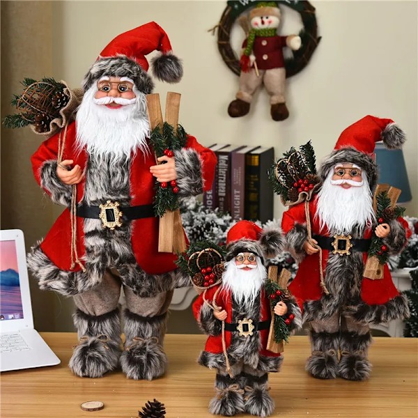 jul stor tomte dockor prydnader stående tomten figurer docka