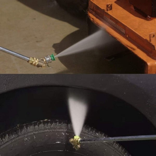 Hög tryckare tvätt  Set fläkt  munstycke för bilar  Bil tillbehör turbo Tornado vatten pip