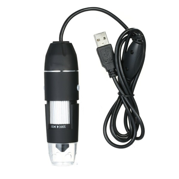 USB Digital Mikroskop Kamera Endoskop 8 LED Förstoring Justerbar Förstoring med Mikro Typ C Elektroniskt Mikroskop