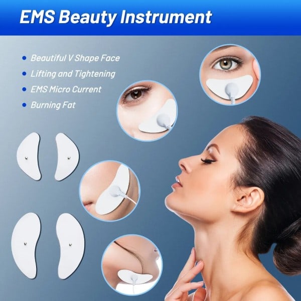 EMS Eye Beauty Device Remove Rynke Skin Tightening Instrument V Shaped Ansikts Lifting Device