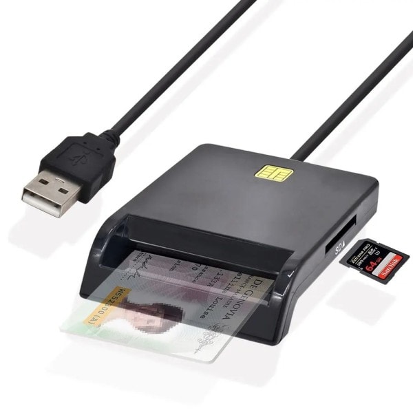 USB SIM Smart Kort Læser For Bank Kort IC/ID EMV SD TF MMC Kortlæsere