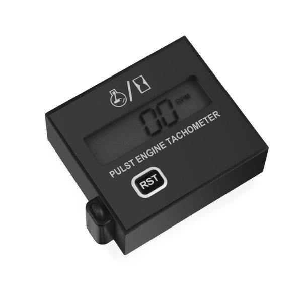 Benzin Motor Digital Skærm Tach Time Meter Gauge Induktivt Speedometer