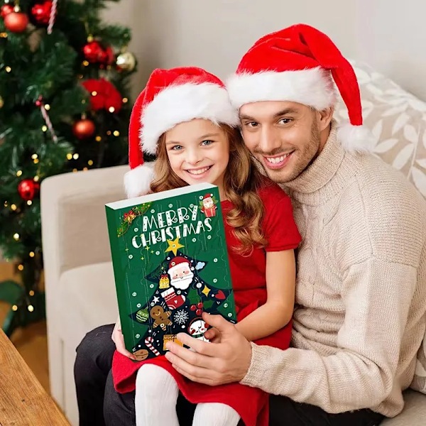 Jul advent kalender hår tilbehør advent kalender for piger 2024 jul nedtælling kalender