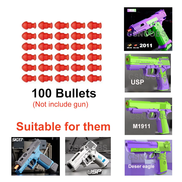 Automaattinen Ase Desert Eagle 2011 M9A3 Pistoli Luoti ja Shell Osat Lisävarusteet