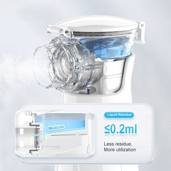 Bærbar Nebulizer Inhalator Voksen Børn Mini Silent Steam Nasal Fugter Inhalator Værktøj