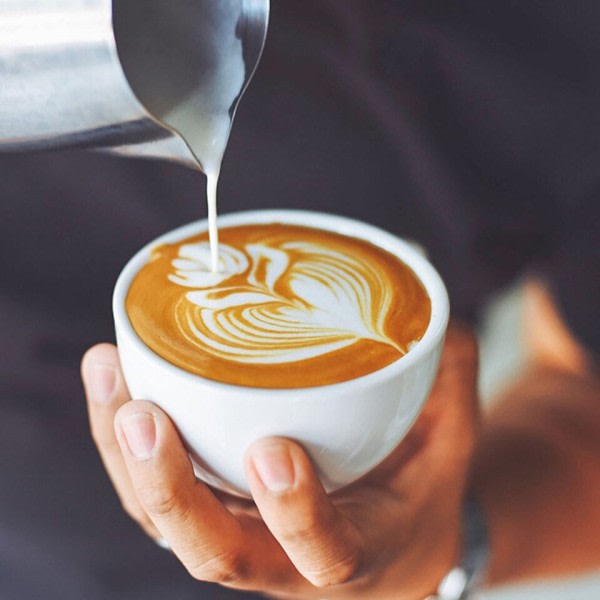 Kahvi maito vaahdotus kannu latte art maito vaahdotin kannu ruostumaton teräs mitta kannu