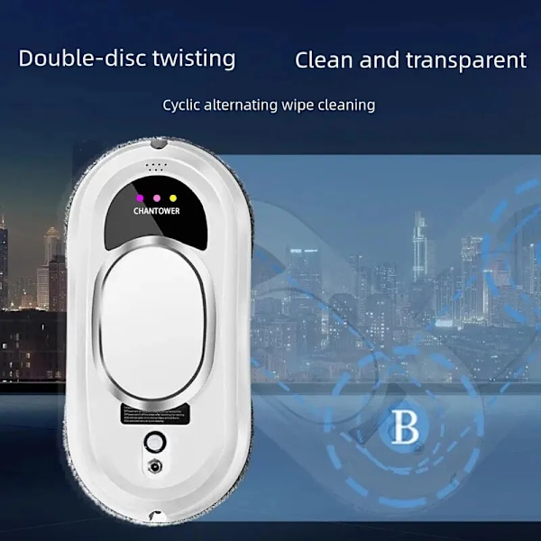 Intelligent Vindue Rengøring Robot Støvsuger Cleaner Robot Fjernbetjening Kontrol til Hjem