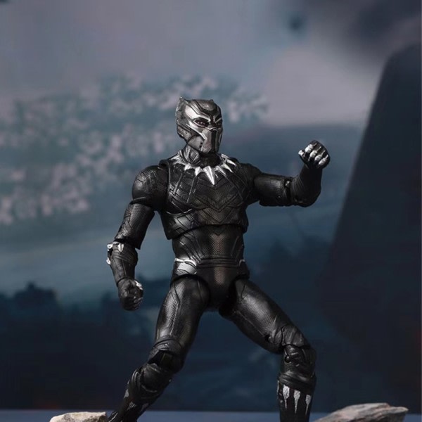 18 cm Marvel Ægte Autorisation Sort Panther Legetøj Figur Model