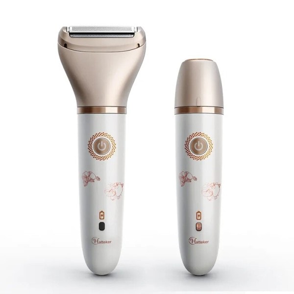 Elektrisk Kvinnor Epilator Smärtfri Hårborttagare Vattentät USB Laddning Epilator Ben Ansikte Läppar Bikini Kvinnor Depilering