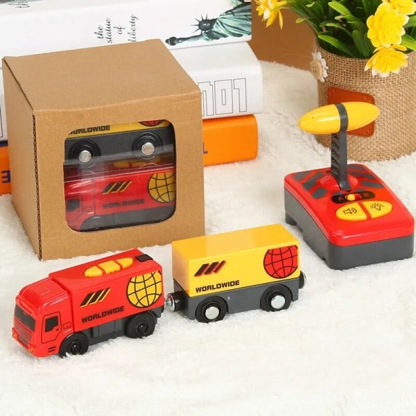 Sähkö Juna setti lelut lapsille auto Diecast Slot Lelu