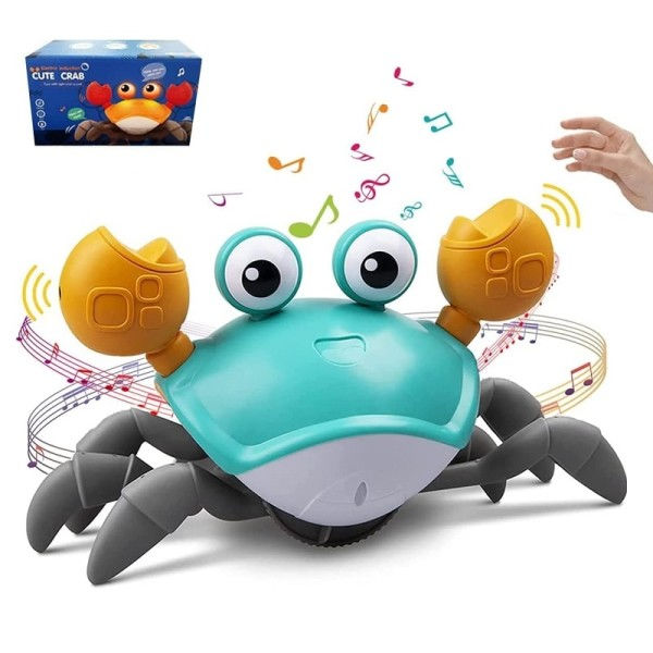 Dans Krabbe Løb Væk Legetøj til Babyer Crawling Interaktiv Escape Krabber