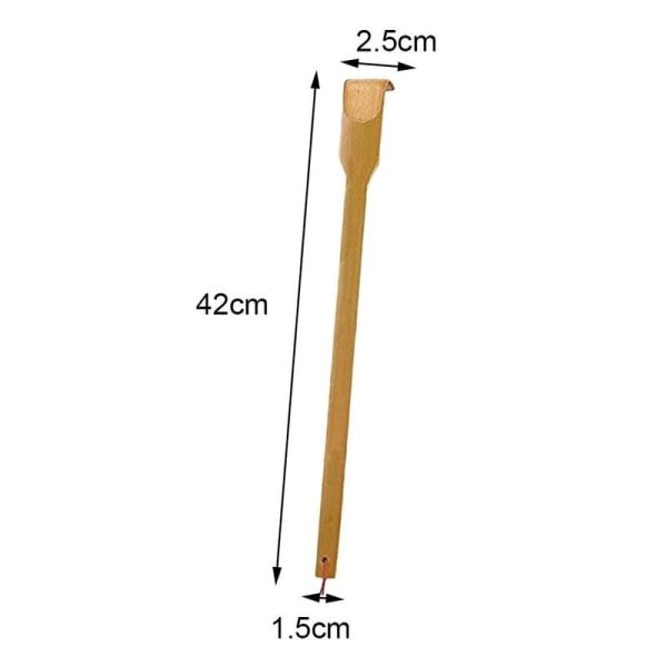 Bambu Massager Rygg Scratcher Trä Scratching Backscratcher Massör