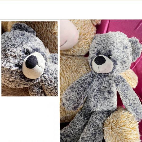 45cm pehmeä pehmo musta karhu elämänmukainen ruskea karhu pehmo lelu karhu halaus leluja lapsille