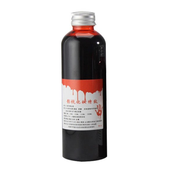120 ml väärennös veri neste pullo lava pilkku teatteri vampyyrit cosplay rekvisiitta