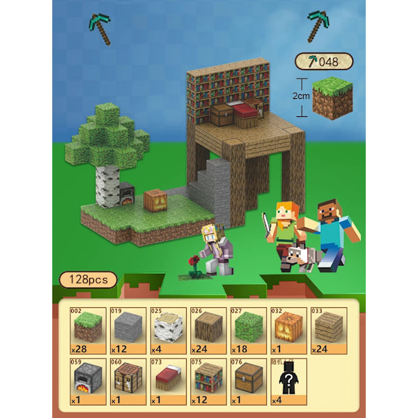 192 bitar Magnetisk Byggnad block Min Magnet World Set Leksaker