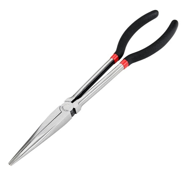 Multifunktionel 1 stk Fiskeri Tang Kurve Lang Lang håndtag Carbon Stål Gripper