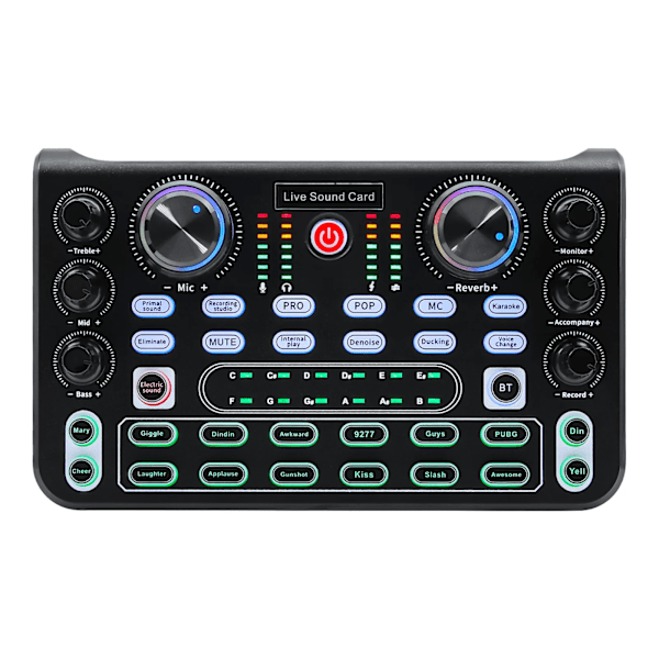 HD X60 Ljud Kort Engelsk Version Professionell Ljud Kort Ljud Mixer
